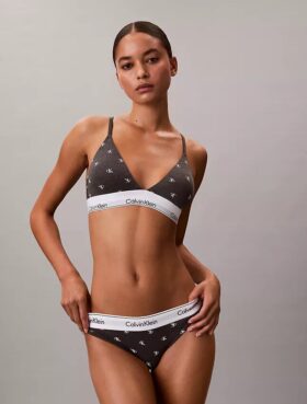 Icon Baumwoll-Modal-Bralette mit leichtem Futter