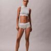 Icon Baumwoll-Modal-Bralette mit leichtem Futter und Stehkragen