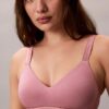 Icon Baumwoll-Modal-Bralette mit Metallic-Effekt und leichtem Futter