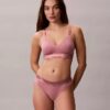 Icon Baumwoll-Modal-Bralette mit Metallic-Effekt und leichtem Futter