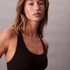 Icon Baumwoll-Modal-Bralette mit Metallic-Effekt, Unlined