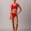 Icon Baumwoll-Modal-Bralette mit Metallic-Effekt, Unlined