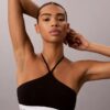 Icon Baumwoll-Modal-Halter-Bralette Unlined