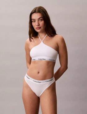 Icon Baumwoll-Modal-Halter-Bralette Unlined