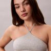 Icon Baumwoll-Modal-Halter-Bralette Unlined