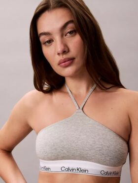 Icon Baumwoll-Modal-Halter-Bralette Unlined