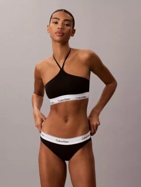 Icon Baumwoll-Modal-Halter-Bralette Unlined