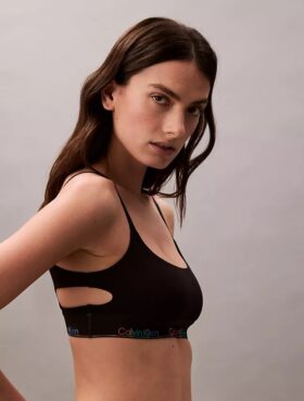 Icon Baumwoll-Modal Pride Dekonstruiertes, Unlined Bralette
