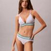 Icon Baumwoll-Modal-Streifen-Bikini