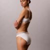 Icon Baumwoll-Modal-Streifen-Bikini