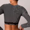 Icon Baumwolle-Modal, leicht gefüttert, langärmeliges Bralette