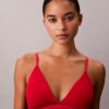 Icon Baumwolle-Modal-Metallic-Triangel-Bralette mit leichtem Futter
