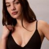 Icon Baumwolle-Modal-Metallic-Triangel-Bralette mit leichtem Futter