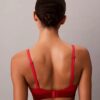 Icon Baumwolle-Modal-Metallic-Triangel-Bralette mit leichtem Futter