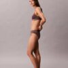 Icon Baumwolle-Modal-Metallic-Triangel-Bralette mit leichtem Futter