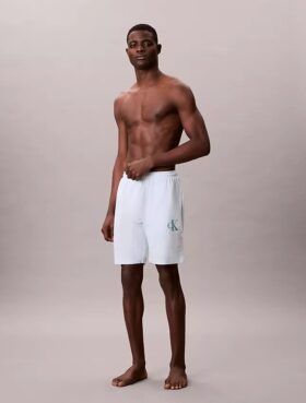 Icon Cotton Stretch Monologo-Schlafshorts