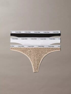 Icon Logo 3er-Pack Low-Rise-Thong