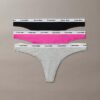 Icon Logo 3er-Pack Low-Rise-Thong