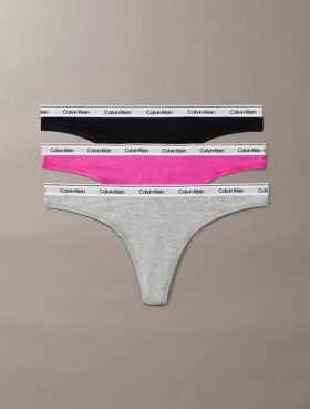 Icon Logo 3er-Pack Low-Rise-Thong