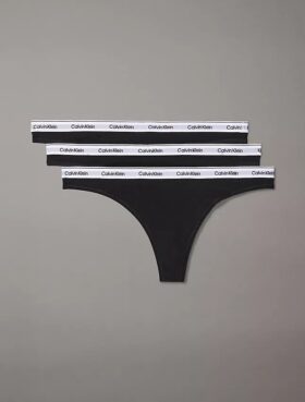 Icon Logo 3er-Pack Low-Rise-Thong