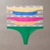 Icon Logo 5er-Pack gemischte Thongs