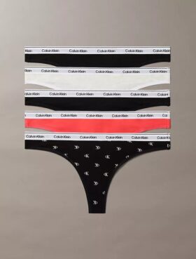 Icon Logo 5er-Pack Thong