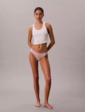 Icon Logo Spitzen-Thong