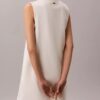 Interlock-Minikleid mit V-Ausschnitt Interlock-Minikleid mit V-Ausschnitt