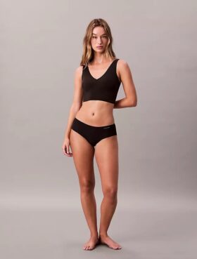 Invisibles Leicht gefütterte Bralette mit V-Ausschnitt