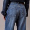 Jeans aus Leinenmischung mit weitem Bein Jeans aus Leinenmischung mit weitem Bein