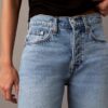 Jeans aus Lyocell-Mischung mit weitem Bein Jeans aus Lyocell-Mischung mit weitem Bein