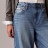 Jeans aus Lyocell-Mischung mit weitem Bein Jeans aus Lyocell-Mischung mit weitem Bein