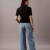 Jeans aus Lyocell-Mischung mit weitem Bein Jeans aus Lyocell-Mischung mit weitem Bein
