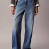 Jeans aus Lyocell-Mischung mit weitem Bein Jeans aus Lyocell-Mischung mit weitem Bein