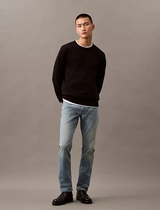 Jeans im 90s Straight-Stil mit geradem Schnitt Jeans im 90s Straight-Stil mit geradem Schnitt