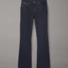 Jeans mit mittlerer Leibhöhe und ausgestelltem Schnitt