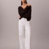 Jeans mit weitem Bein Jeans mit weitem Bein