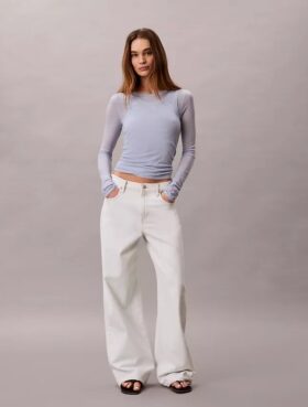Jeans mit weitem Bein