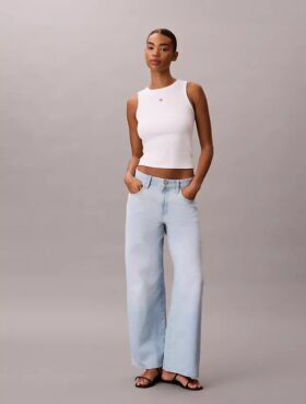Jeans mit weitem Bein