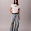 Jeans mit weitem Bein Jeans mit weitem Bein