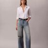 Jeans mit weitem Bein