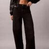 Jeans mit weitem Bein Jeans mit weitem Bein