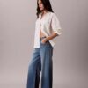 Jeans mit weitem Bein Jeans mit weitem Bein