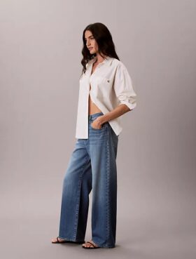 Jeans mit weitem Bein