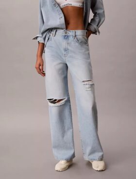 Jeans mit weitem Bein