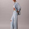 Jeans mit weitem Bein Jeans mit weitem Bein