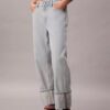 Jeans mit weitem Saum und lockerer Passform Jeans mit weitem Saum und lockerer Passform