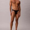 Jockstrap aus Mikrofaser und Spitze Jockstrap aus Mikrofaser und Spitze