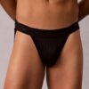 Jockstrap aus Mikrofaser und Spitze Jockstrap aus Mikrofaser und Spitze