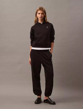 Jogginghose aus Fleece mit Monogram Jogginghose aus Fleece mit Monogram